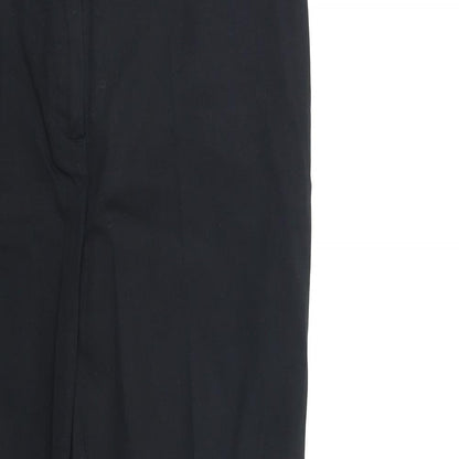 Preworn Womens Black   Trousers  Size 34 in L27 in