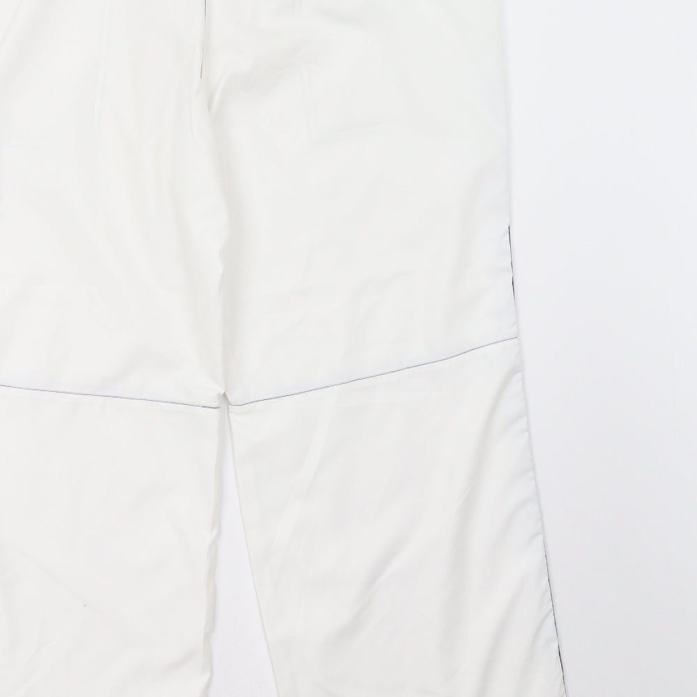 l.f.l Womens White   Cropped Trousers Size 12 L24 in