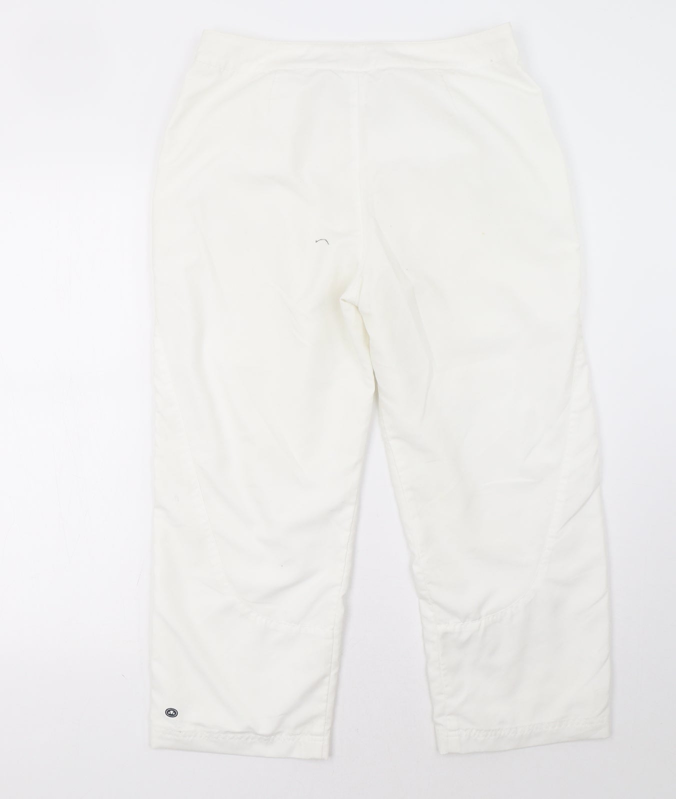 ellesse Womens White   Cropped Trousers Size 12 L25 in