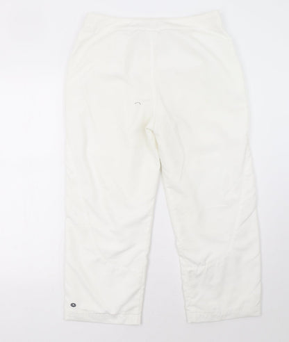 ellesse Womens White   Cropped Trousers Size 12 L25 in