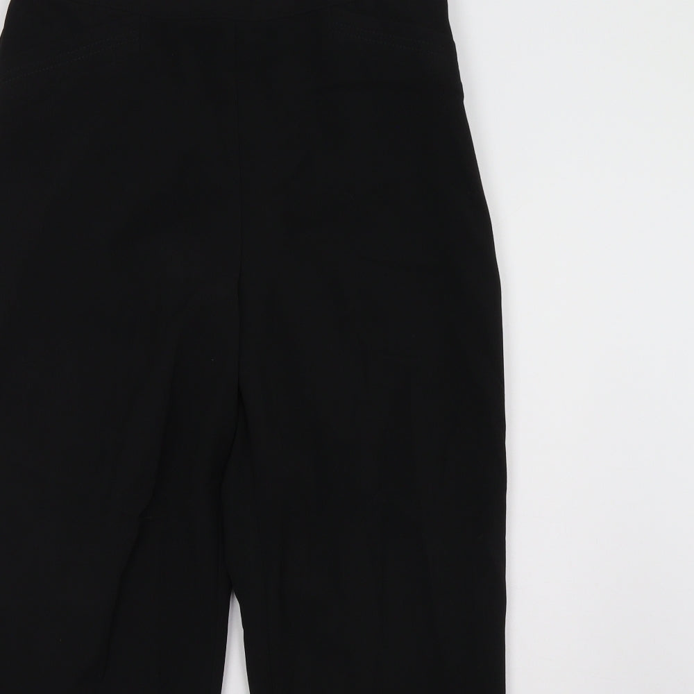 BM Womens Black   Trousers  Size 12 L28 in