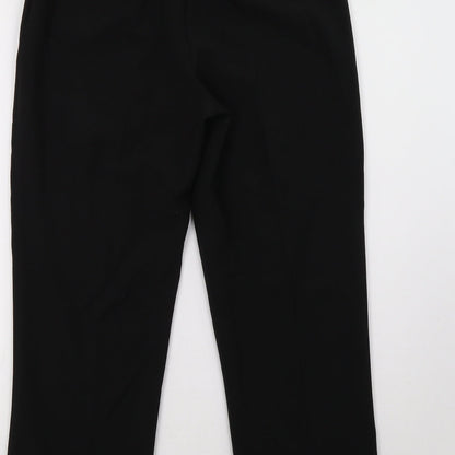 BM Womens Black   Trousers  Size 12 L28 in