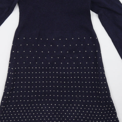 fatafec Womens Blue   A-Line  Size 8