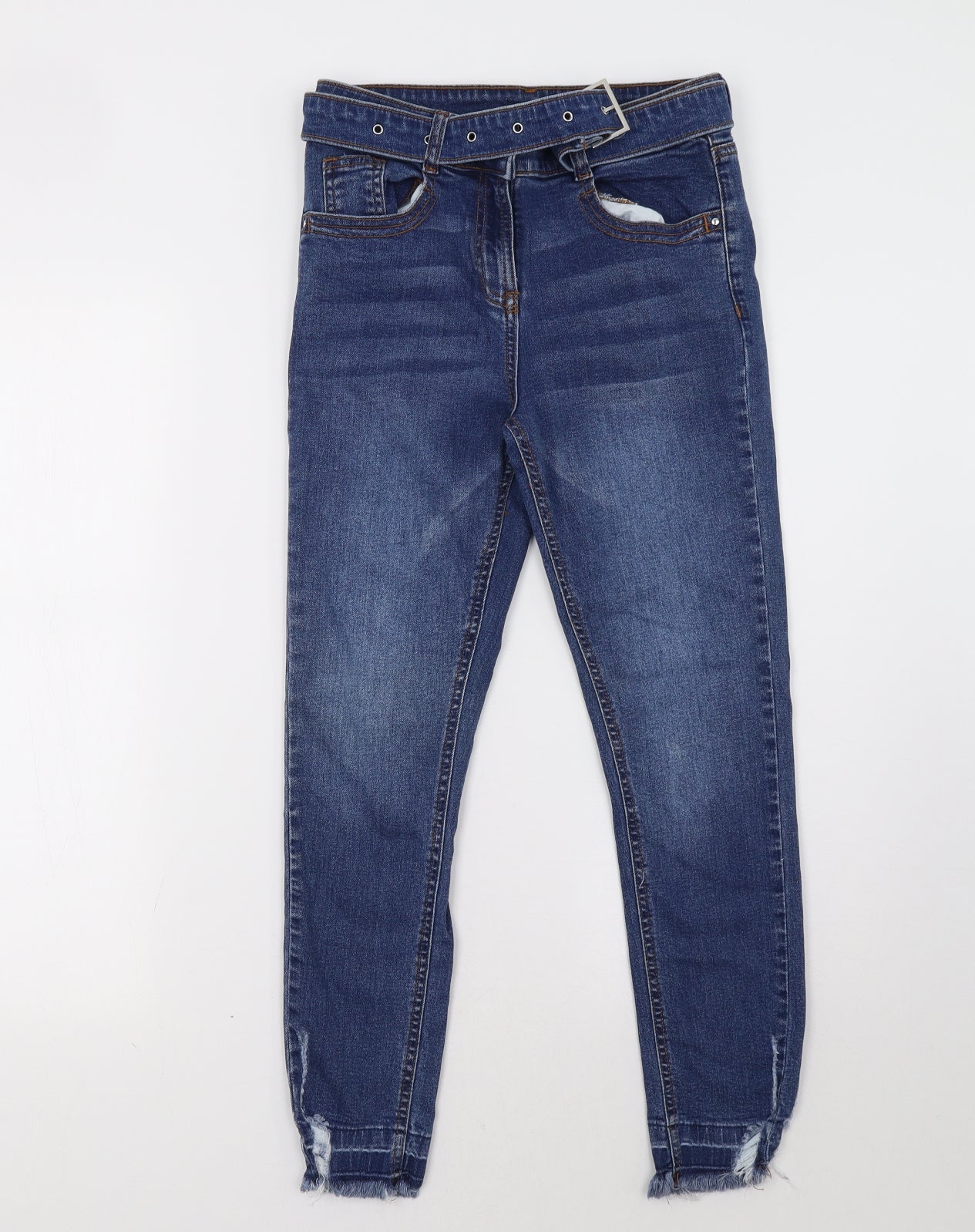 M&Co Girls Blue  Denim Skinny Jeans Size 12 Years