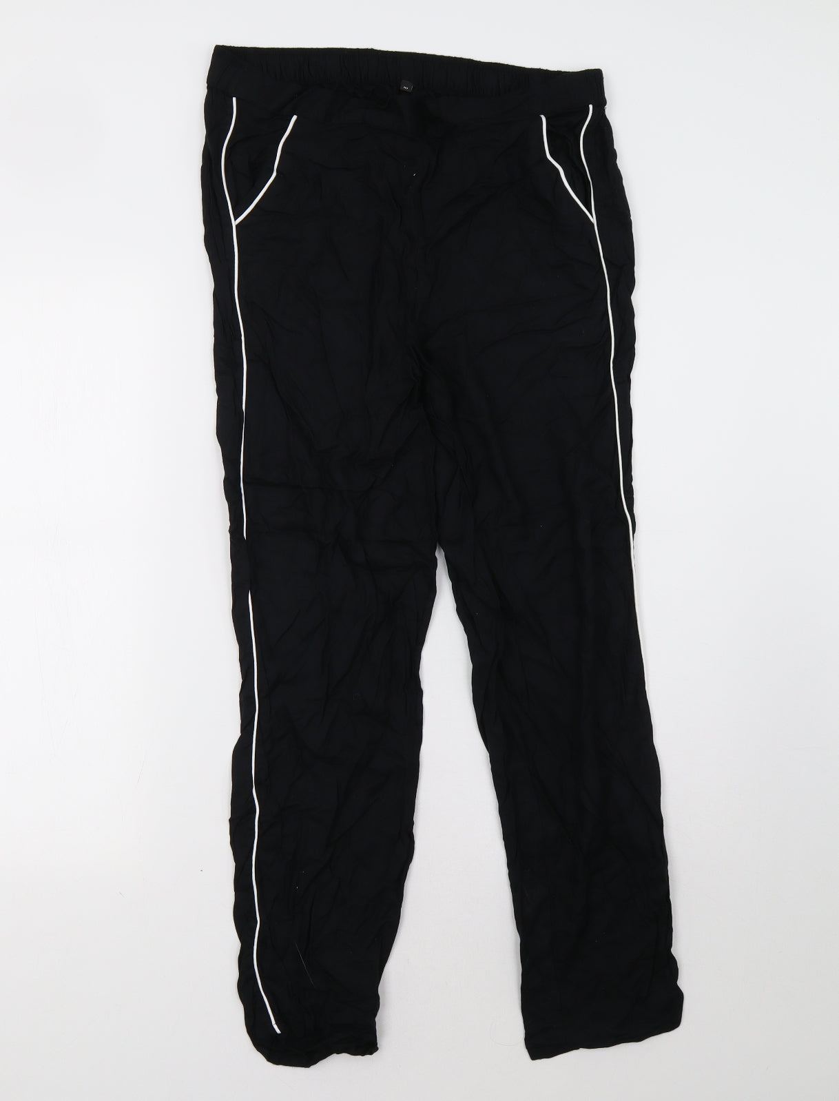 House of Fraser Womens Black   Trousers  Size M L30 in
