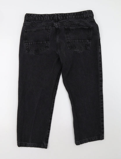 365 Womens Black   Cropped Jeans Size 38 L26 in