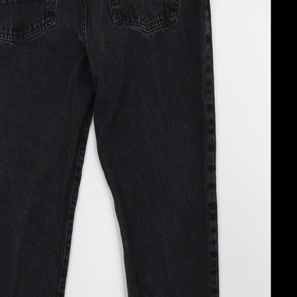 365 Womens Black   Cropped Jeans Size 38 L26 in