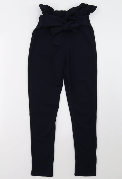 Womens UK Size 8 PRETTYLITTLETHING Regular Fit  Blue Trousers