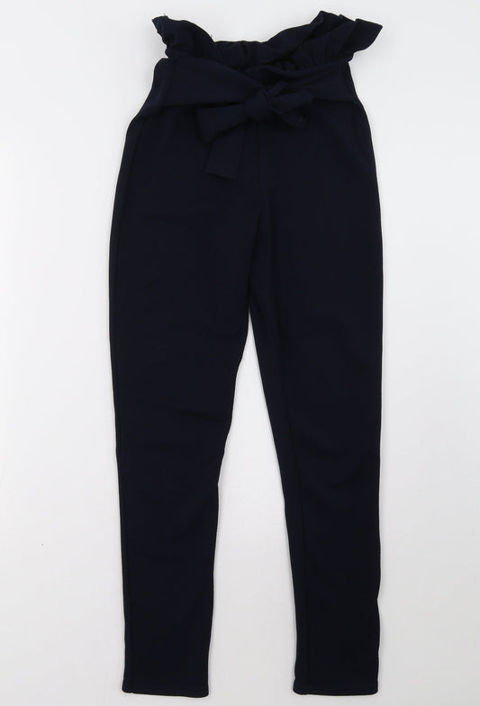 Womens UK Size 8 PRETTYLITTLETHING Regular Fit  Blue Trousers