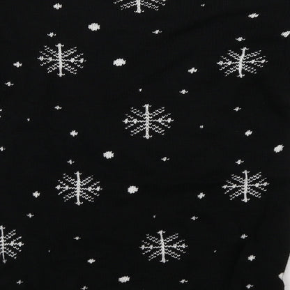 fresh trend Girls Black Polka Dot  Pullover Sweatshirt Size 7-8 Years  - olaf