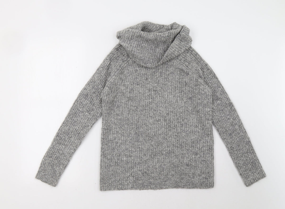 Additional front view of Matalan women’s grey pullover sweatshirt, size S