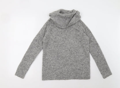 Additional front view of Matalan women’s grey pullover sweatshirt, size S
