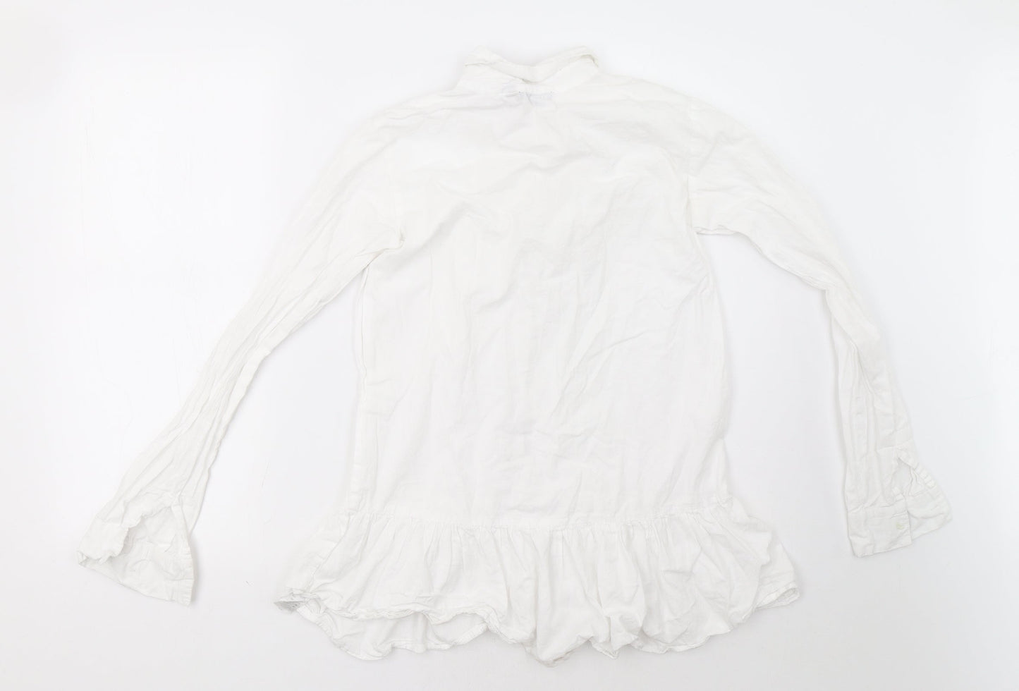 I SAW IT FIRST Womens White   Basic Button-Up Size 4