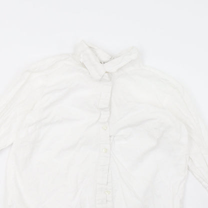 I SAW IT FIRST Womens White   Basic Button-Up Size 4