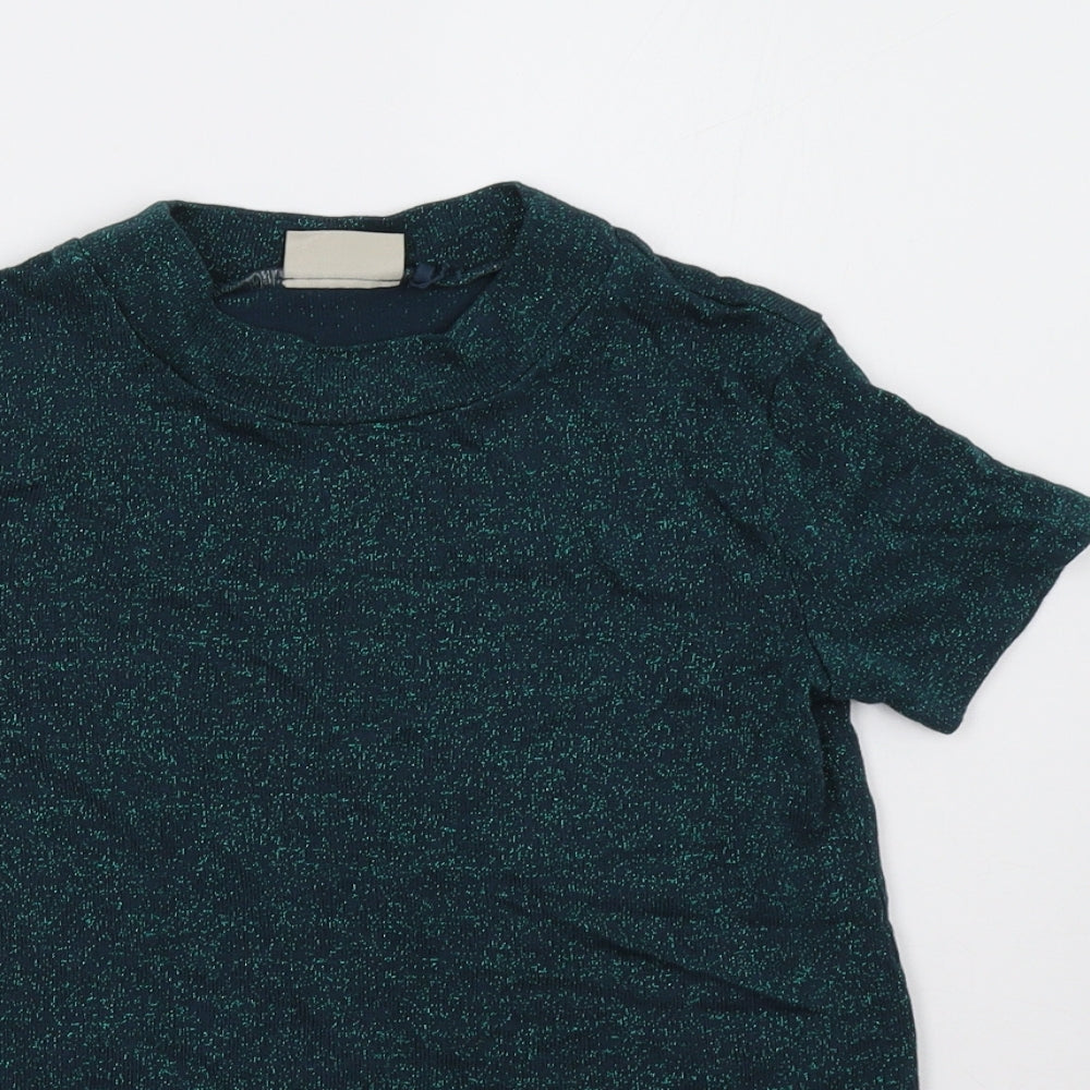 nexzt Girls Green   Basic T-Shirt Size 11 Years