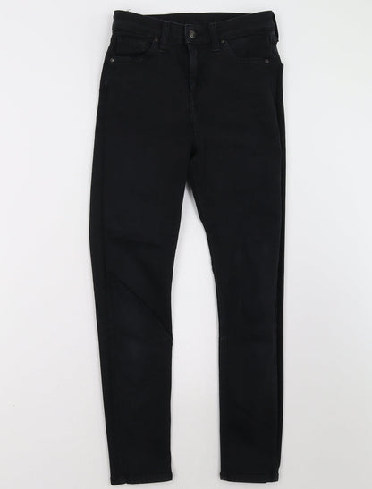 Topshop Womens Black   Skinny Jeans Size 26 L30 in