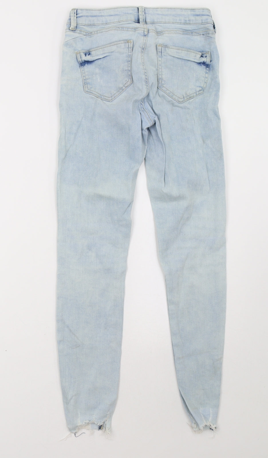 Primark Womens Blue  Denim Skinny Jeans Size 6 L28 in