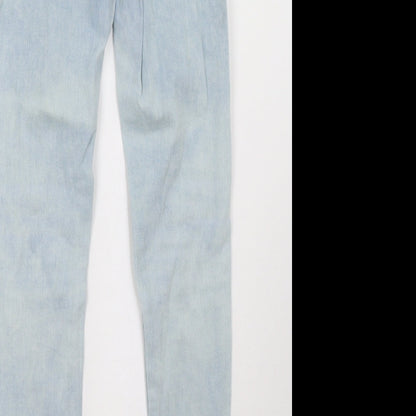 Primark Womens Blue  Denim Skinny Jeans Size 6 L28 in