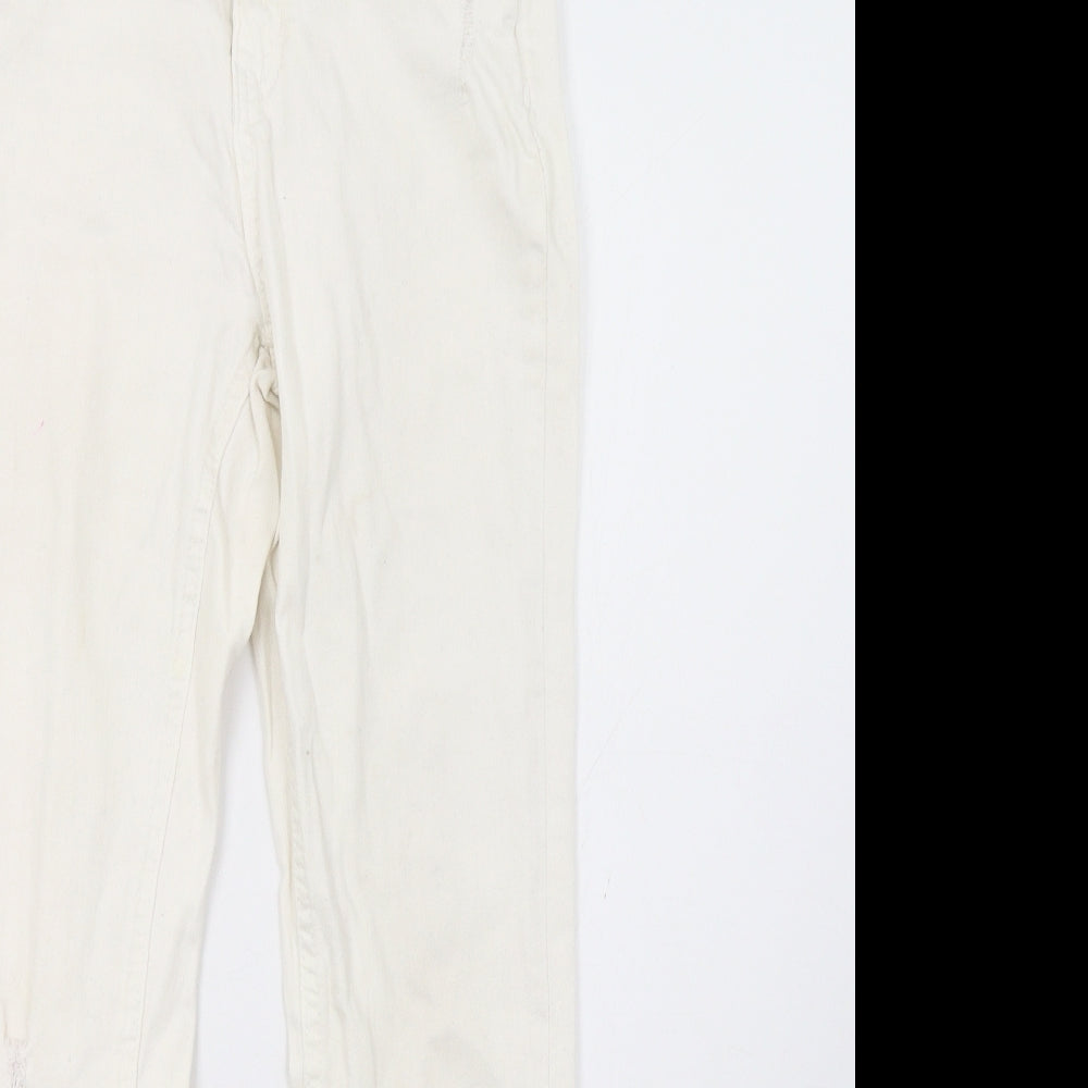 Primark Womens White   Skinny Jeans Size 10 L29 in