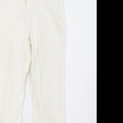Primark Womens White   Skinny Jeans Size 10 L29 in