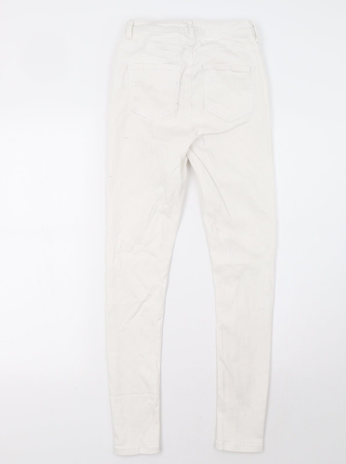 Dorothy Perkins Womens White   Skinny Jeans Size 8 L31 in