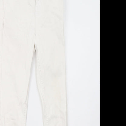 Dorothy Perkins Womens White   Skinny Jeans Size 8 L31 in