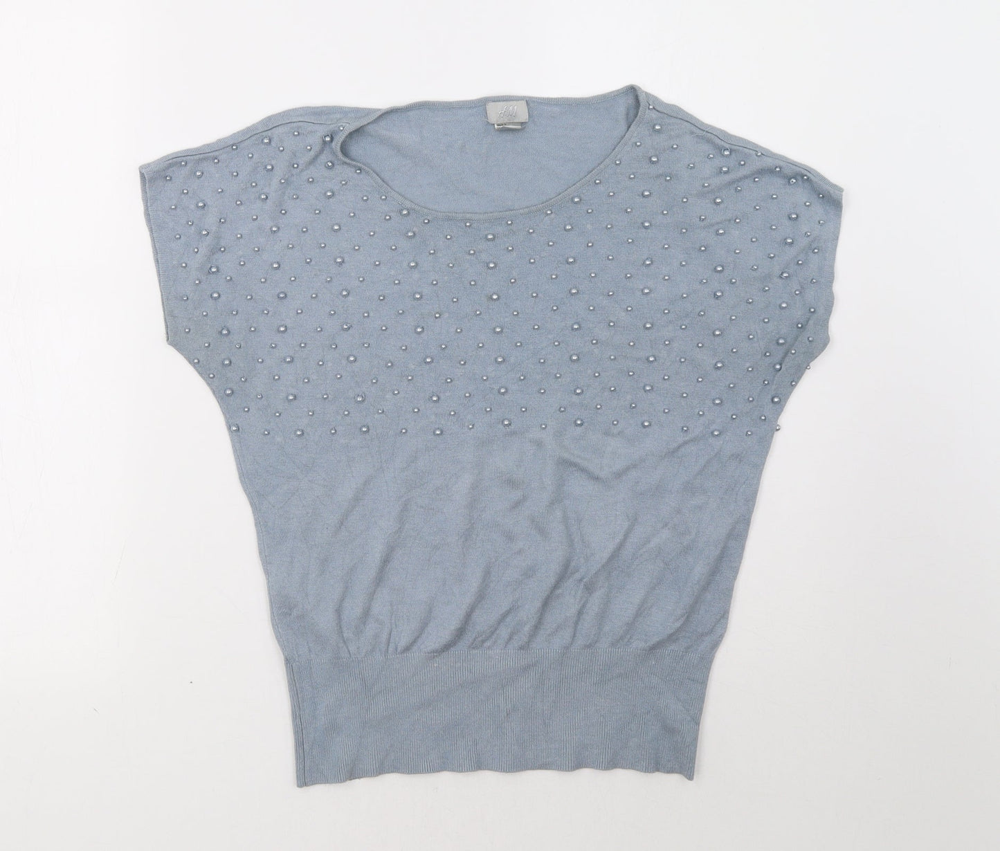 H&M Womens Blue   Pullover Sweatshirt Size S