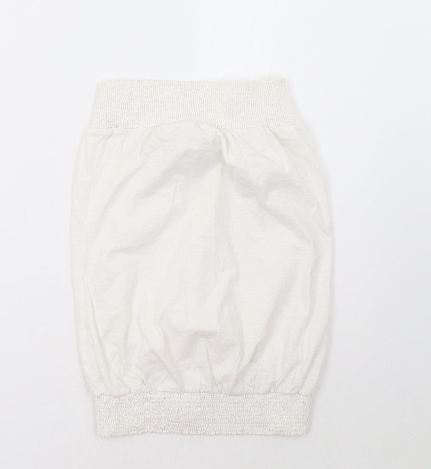 Womens UK Size 10 NEXT White Basic Tank
