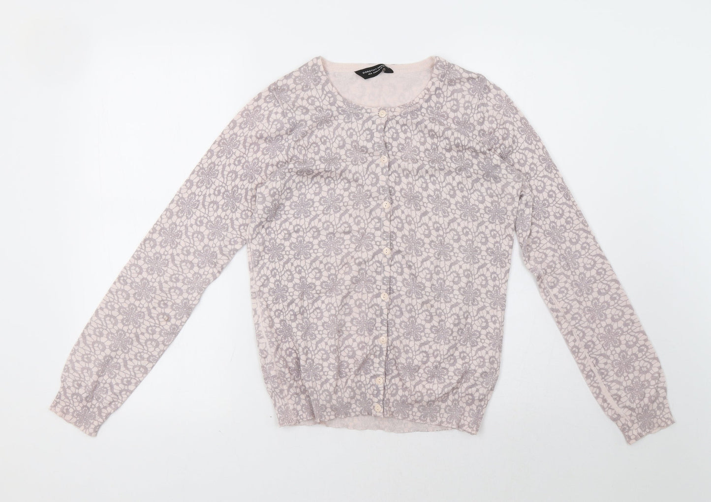 Womens UK Size 10 Dorothy Perkins Pink Cardigan Jumper