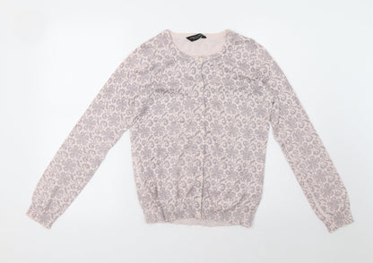 Womens UK Size 10 Dorothy Perkins Pink Cardigan Jumper