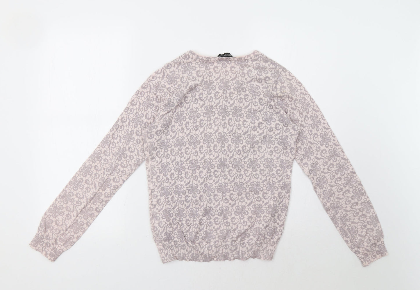 Womens UK Size 10 Dorothy Perkins Pink Cardigan Jumper