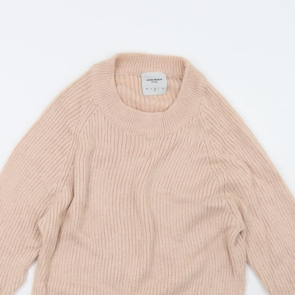 VERO MODA Womens Pink   Pullover Sweatshirt Size M