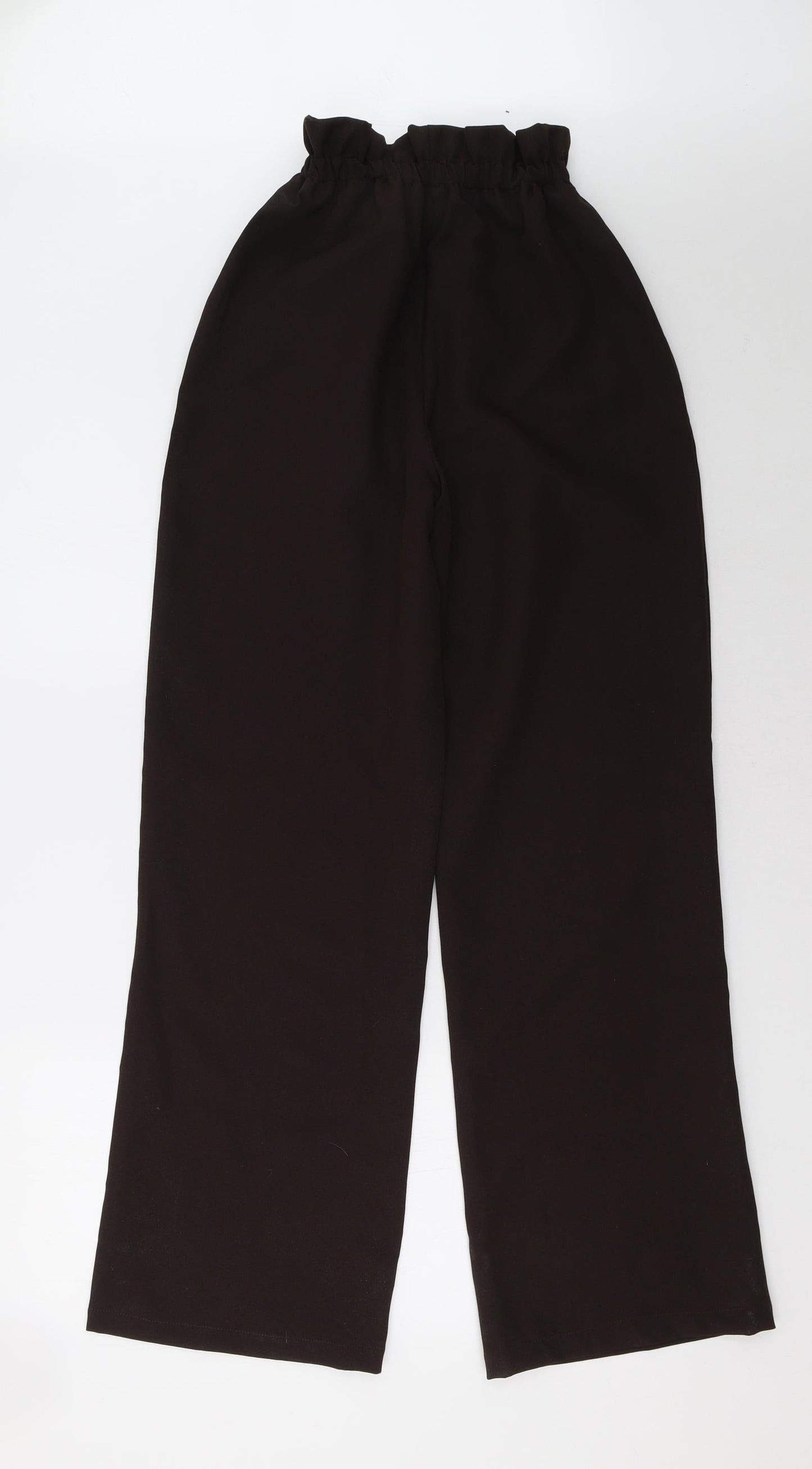 Womens UK Size 4 Missguided Regular Fit  Brown Trousers