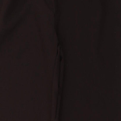 Womens UK Size 4 Missguided Regular Fit  Brown Trousers