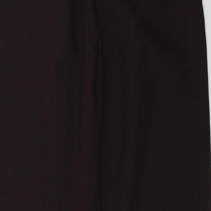 Womens UK Size 4 Missguided Regular Fit  Brown Trousers