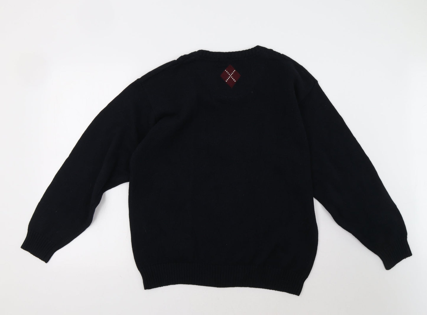 Mens UK Size L Debenhams Blue Pullover Sweatshirt