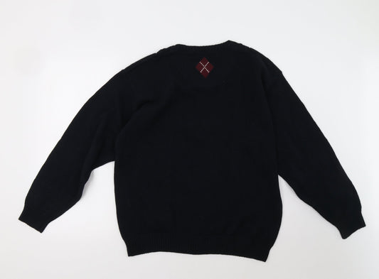 Mens UK Size L Debenhams Blue Pullover Sweatshirt