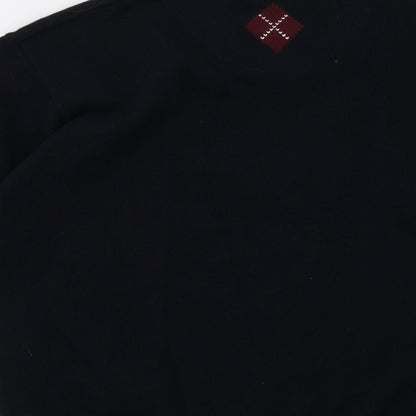 Mens UK Size L Debenhams Blue Pullover Sweatshirt