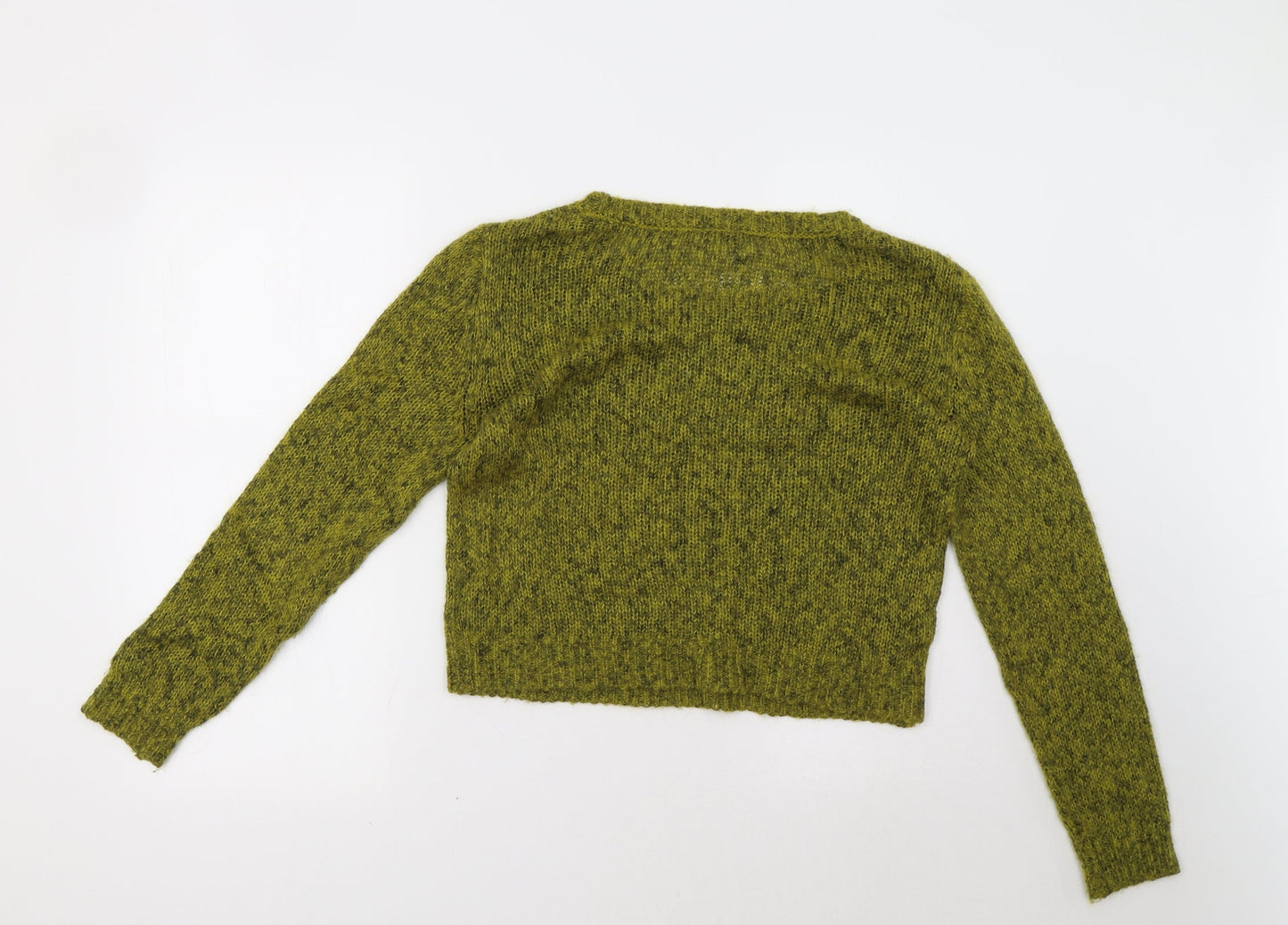 H&M Womens Green   Pullover Sweatshirt Size 6