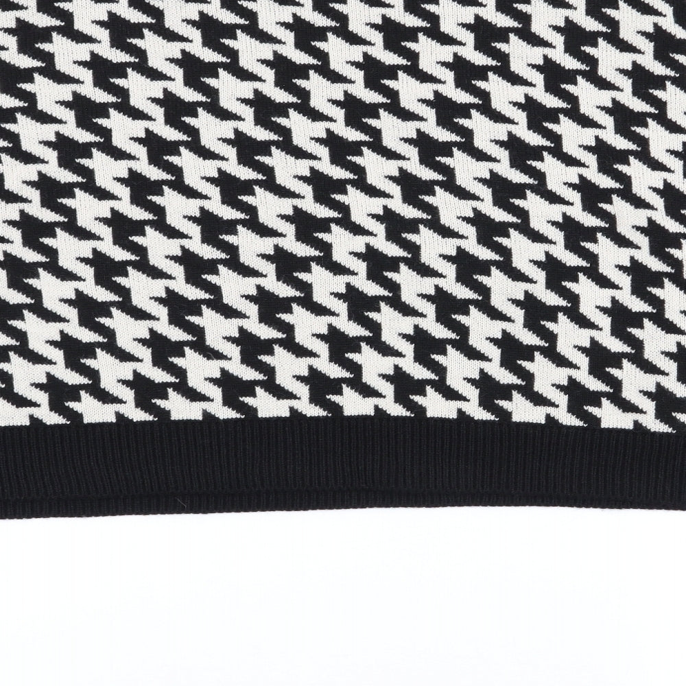 I SAW IT FIRST Womens Multicoloured Herringbone  Pullover Jumper Size 8