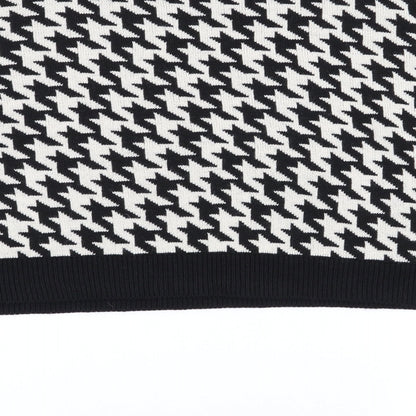 I SAW IT FIRST Womens Multicoloured Herringbone  Pullover Jumper Size 8