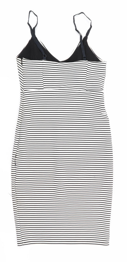 FOREVER 21 Womens Multicoloured Striped  Fit & Flare  Size XS