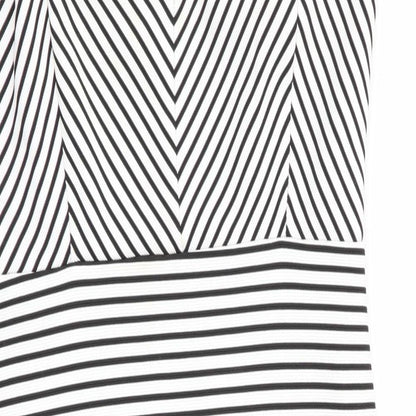 FOREVER 21 Womens Multicoloured Striped  Fit & Flare  Size XS