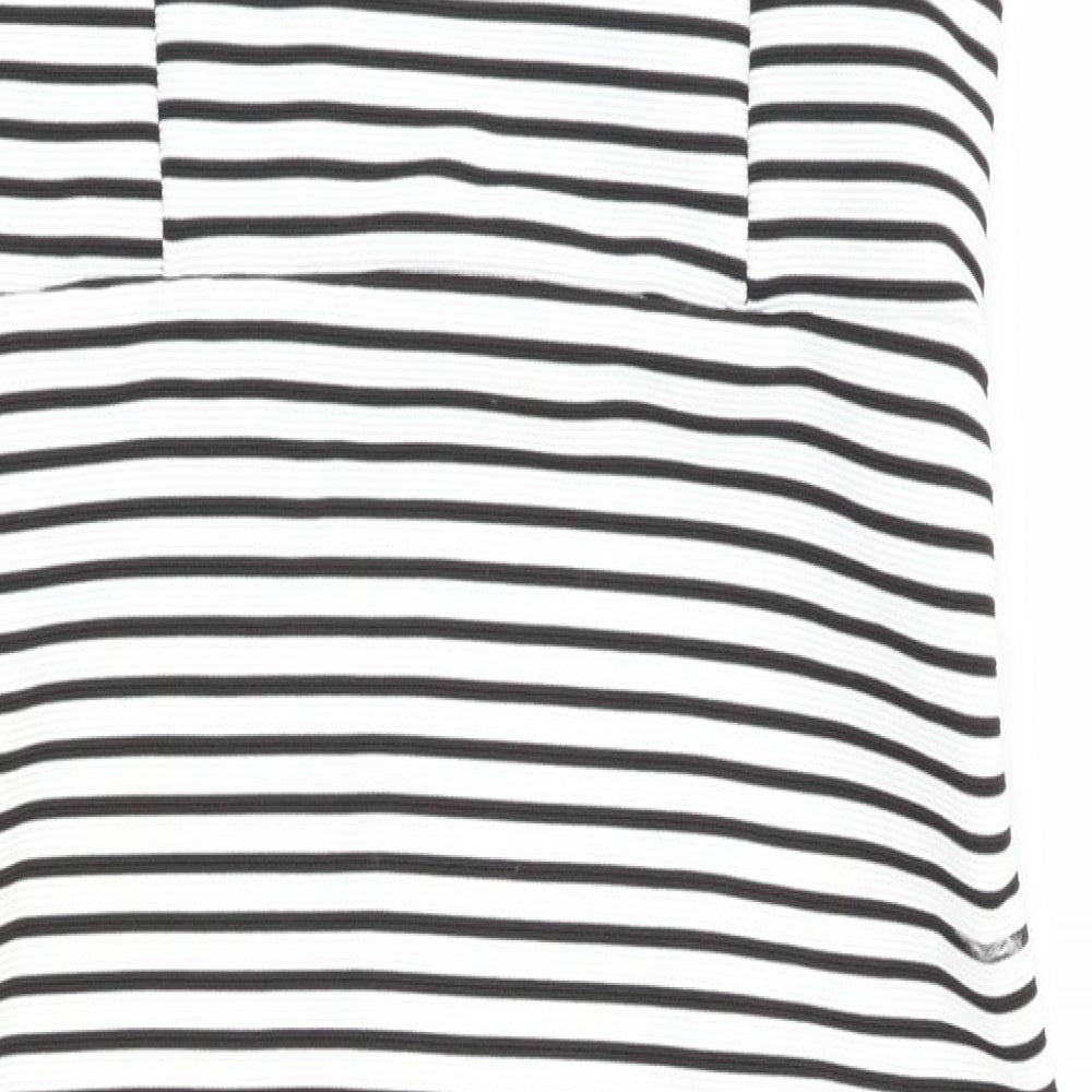 FOREVER 21 Womens Multicoloured Striped  Fit & Flare  Size XS