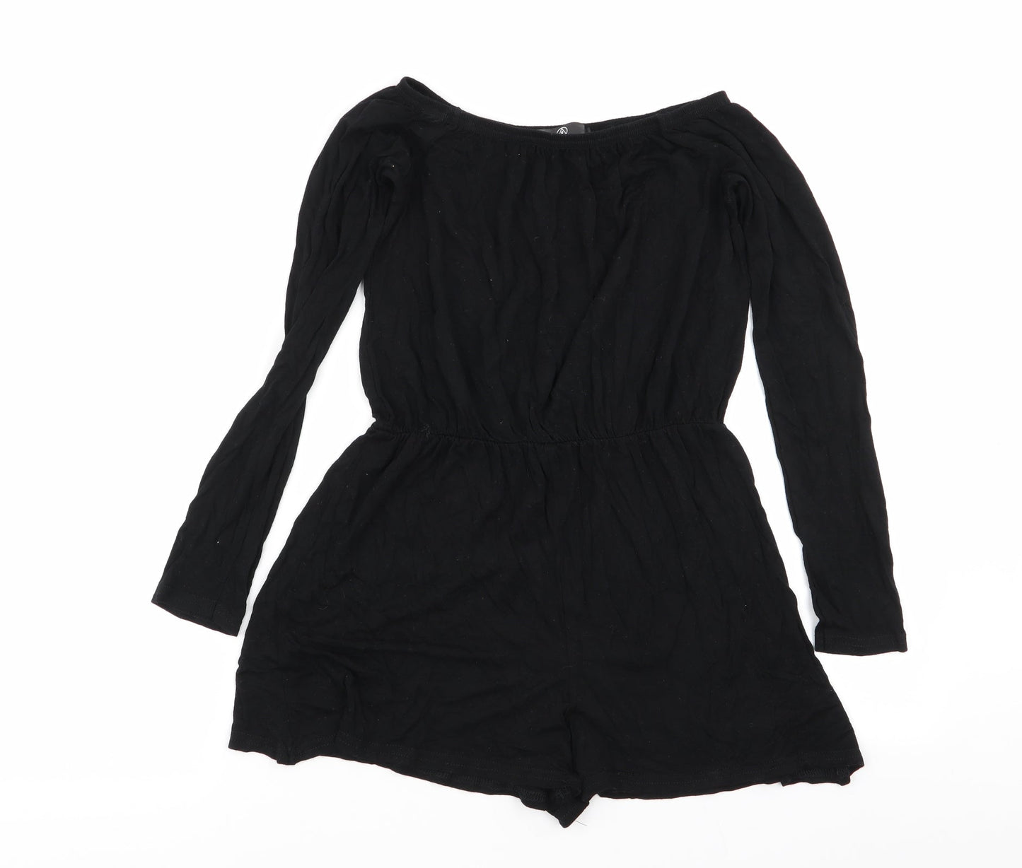 Missguided Womens Black   Playsuit One-Piece Size 8