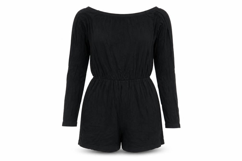 Womens UK Size 8 Missguided One-Piece Black Playsuit