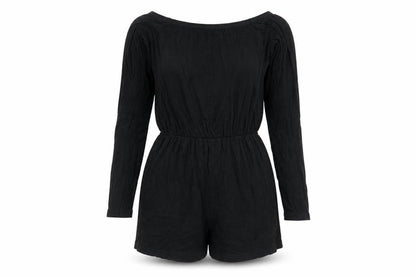 Womens UK Size 8 Missguided One-Piece Black Playsuit