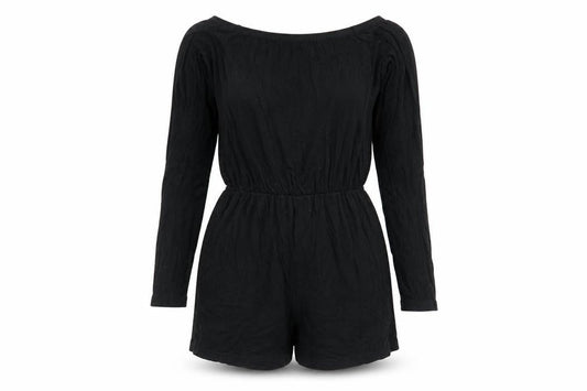 Womens UK Size 8 Missguided One-Piece Black Playsuit