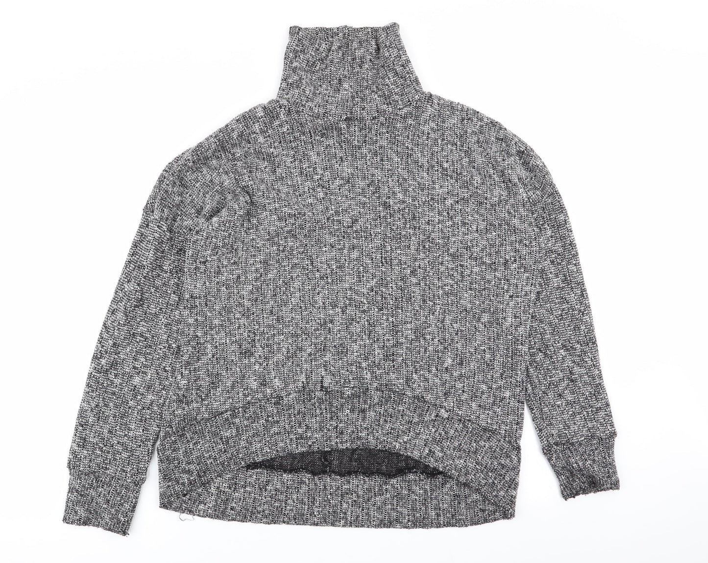 Womens UK Size 10 Topshop Grey Pullover Jumper
