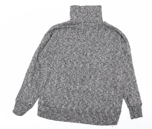 Womens UK Size 10 Topshop Grey Pullover Jumper